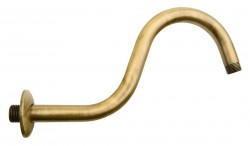 SAPHO - Sprchové ramínko kulaté tvar S, 300, bronz (BR556)