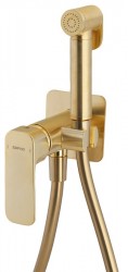 SAPHO - SPY podomítková bidetová baterie se Stop sprškou, zlato mat (PY13/19)