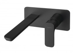 SAPHO - SPY podomítková umyvadlová baterie, černá mat (PY08/15)