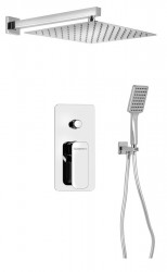 SAPHO - SPY podomítkový sprchový set s pákovou baterií, 2 výstupy, chrom (PY42-03)