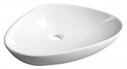 SAPHO - TERUEL keramické umyvadlo na desku 59x39 cm, bílá (BH7007)