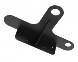 SAPHO - TETRIS držák umyvadla, stojánková baterie vpravo, černá mat (TZ420)