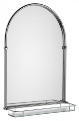 SAPHO - TIGA zrcadlo s policí 48x67cm, chrom (HZ202)
