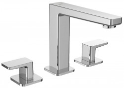 SAPHO - TURSI tříprvková stojánková umyvadlová baterie, chrom (TI017)