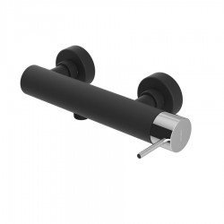 SAPHO - ULTRAMIX nástěnná sprchová baterie, černá mat/chrom (UT011BC)