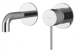 SAPHO - ULTRAMIX podomítková dvouprvková umyvadlová baterie, hubice 10cm, chrom (UT110)