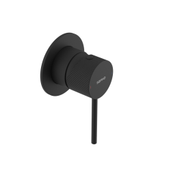 SAPHO - ULTRASAN podomítková sprchová baterie, 1 výstup, černá mat (UT041VB)