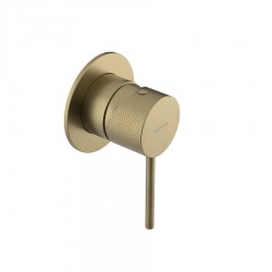 SAPHO - ULTRASAN podomítková sprchová baterie, 1 výstup, zlato mat (UT041VG)