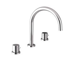 SAPHO - ULTRASAN tříprvková stojánková umyvadlová baterie, chrom (UT017V)