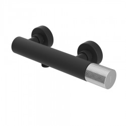 SAPHO - ULTRATAP nástěnná sprchová baterie, černá mat/chrom (UT011TBC)