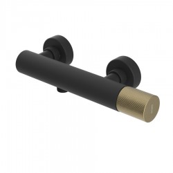 SAPHO - ULTRATAP nástěnná sprchová baterie, černá mat/zlato mat (UT011TBG)