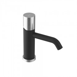 SAPHO - ULTRATAP stojánková umyvadlová baterie, černá mat/chrom (UT002TBC)