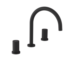 SAPHO - ULTRATAP tříprvková stojánková umyvadlová baterie, černá mat (UT017TB)