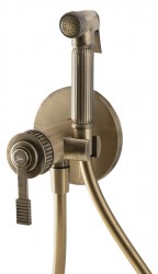 SAPHO - VERSI podomítková bidetová baterie se Stop sprškou, bronz (RV013/18)