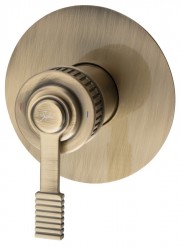 SAPHO - VERSI podomítková sprchová baterie, 1 výstup, bronz (RV041/18)