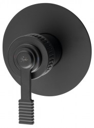 SAPHO - VERSI podomítková sprchová baterie, 1 výstup, černá mat (RV041/15)