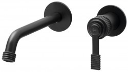 SAPHO - VERSI podomítková umyvadlová baterie, černá mat (RV018/15)