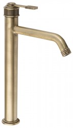 SAPHO - VERSI stojánková umyvadlová baterie vysoká, prodloužená hubice, bronz (RV007/18)