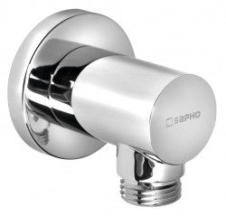 SAPHO - Vývod sprchy, kulatý, chrom (1205-01)