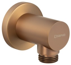 SAPHO - Vývod sprchy, kulatý, měď mat (1205-01PG)