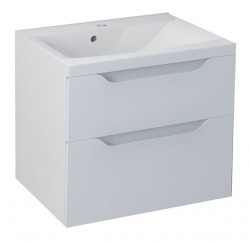 SAPHO - WAVE umyvadlová skříňka 60x65x47,8cm, bílá (WA060-3030)