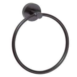 SAPHO - X-ROUND BLACK držák ručníků kruh, černá mat (XR411B)