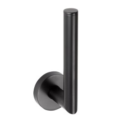 SAPHO - X-ROUND BLACK držák toaletního papíru rezervní, černá mat (XR701B)