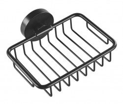 SAPHO - X-ROUND BLACK mýdlenka drátěná, černá mat (XR801B)