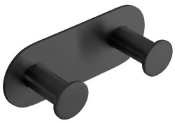 SAPHO - X-ROUND BLACK samolepící dvojháček, černá mat (XR220B)