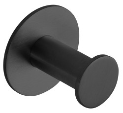 SAPHO - X-ROUND BLACK samolepící háček, černá mat (XR219B)