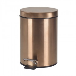 SAPHO - X-ROUND COPPER odpadkový koš 3l, měď mat (XJ011PG)