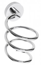 SAPHO - X-ROUND držák fénu, spirálový, chrom (XR002)