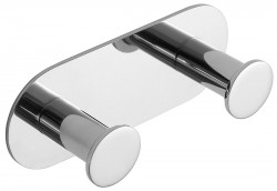 SAPHO - X-ROUND samolepící dvojháček, nerez lesk (XR220)