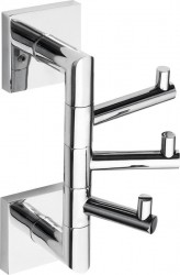 SAPHO - X-SQUARE trojháček otočný, chrom (XQ204)