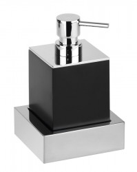 SAPHO - X-STEEL dávkovač mýdla na postavení 200ml, černá mat (XS104B)