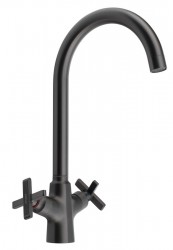 SAPHO - XELLA stojánková dřezová baterie, gun metal (XE603GM)