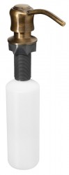 SAPHO - Zápustný dávkovač mýdla, retro, bronz (SP004)