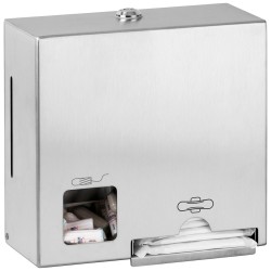 SAPHO - Zásobník na tampony a vložky, nerez mat (XP610)