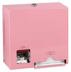 SAPHO - Zásobník na tampony a vložky, nerez, růžová (XP610P)