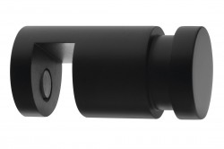 SAPHO - Závěsný háček na sprchovou zástěnu, černá mat (1301-08B)