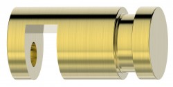 SAPHO - Závěsný háček na sprchovou zástěnu, zlato mat (1301-08GB)