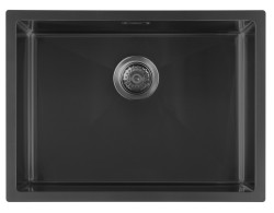 SAPHO - ZENITH nerezový dřez 60x45cm, gun metal (ZN6045B)