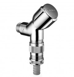 SCHELL - Comfort Šikmý přístrojový ventil, chrom (033900699)