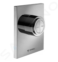 SCHELL - Edition Ovládací tlačítko pro WC, 2 množství splachování, chrom (028240699)