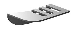 SCHELL - Mýdelník ke sprchovým panelům LINUX, eloxovaný hliník (008090899)
