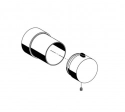 SCHELL - Příslušenství Náhradní ovládací tlačítko ke sprchovým armaturám Linus, chrom (295220699)