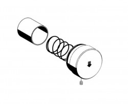 SCHELL - Příslušenství Náhradní ovládací tlačítko pro podomítkovou baterii Linus, chrom (295170699)