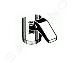 SCHELL - Příslušenství Náhradní páčka pro tlakový splachovač, chrom (294210699)