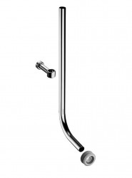 SCHELL - Příslušenství Splachovací trubka k WC, chrom (032090699)