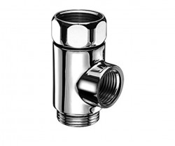 SCHELL - Příslušenství T-kus s převlečnou maticí, volně, chrom (270150699)